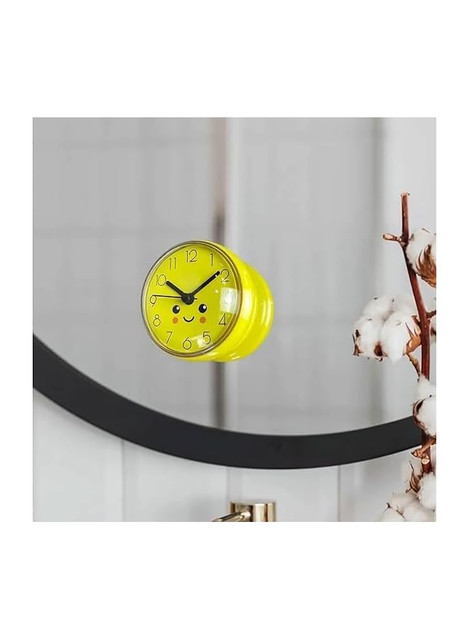 The Bros Shower Clock, Silent Non-Ticking Battery Operated, Waterproof Bathroom Clock, Small Size Cute Wall Clock with Suction Cup, Ip65 Waterproof, for Home Decoration, Kitchen, Laundry Area or Outdoor Patio - Image 4