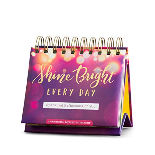 DaySpring - Shine Bright Every Day: Sparkling Reflections of You - A DaySpring Inspirational DayBrightener - Perpetual Calendar (10176) - Image 1