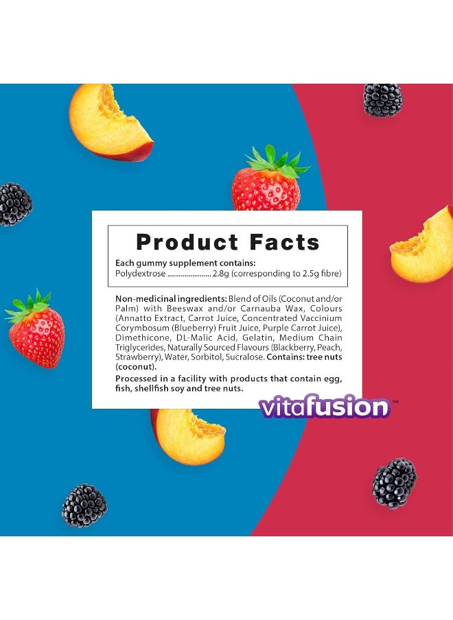 Vitafusion - Vitafusion Fibre Well Fibre Supplement Gummies, 90 Gummies - Image 1