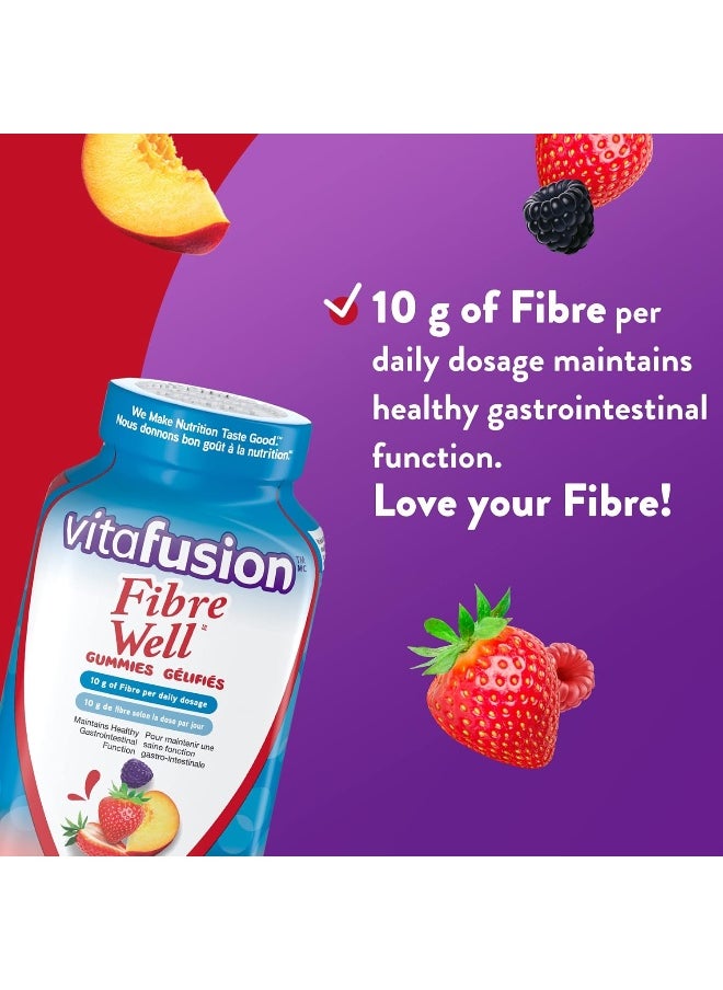 Vitafusion - Vitafusion Fibre Well Fibre Supplement Gummies, 90 Gummies - Image 1