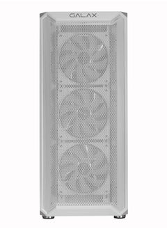 GALAX ATX PC Case REV-06 WHITE, 4 ARGB Fans, Left-Tempered Glass  - Image 4