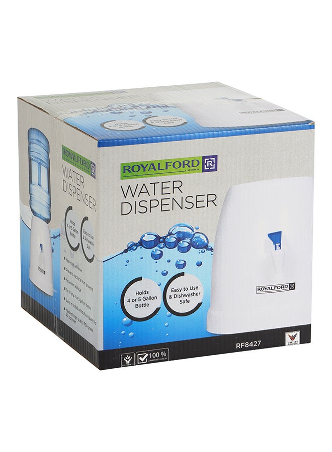 Royalford Portable Water Dispenser, Non-Dust Adhesive, No water leakage, Ideal for Drinks Beverage Serving Dispenser Tap Juice Water Carrier | Water Tank and Tap for Home Gatherings School Office | Ideal for 15 & 19L Refill Bottles - Image 4