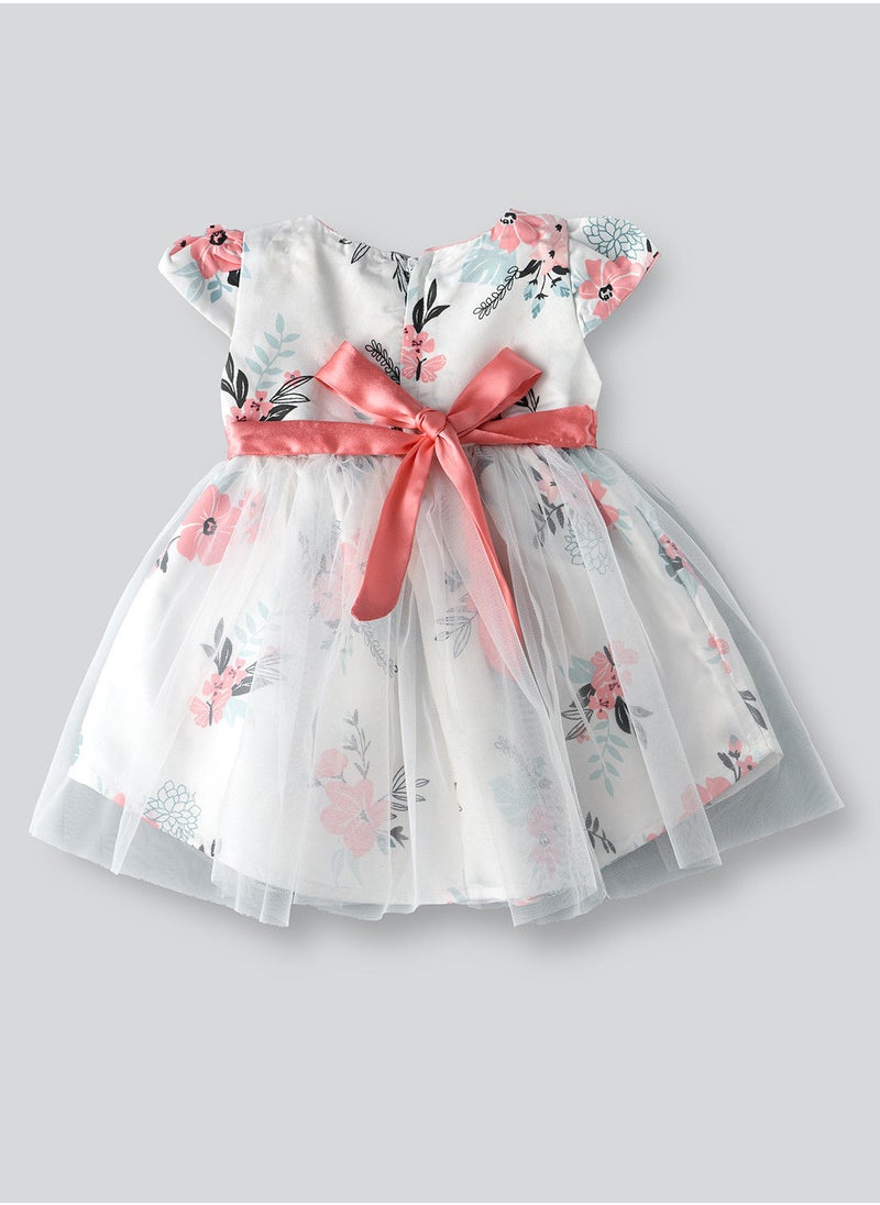 Jelliene Woven floral half sleeves dress  - Image 2