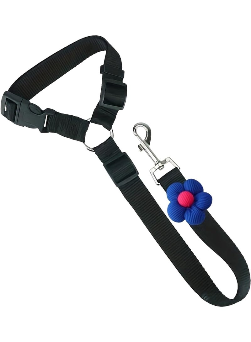 حزام أمان متين وقابل للتعديل للحيوانات الأليفة - مناسب للسفر مع القطط والجراء، والرحلات البرية، والقيادة، والحماية، والنقل - Image 1