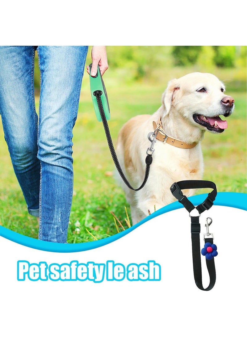 حزام أمان متين وقابل للتعديل للحيوانات الأليفة - مناسب للسفر مع القطط والجراء، والرحلات البرية، والقيادة، والحماية، والنقل - Image 4