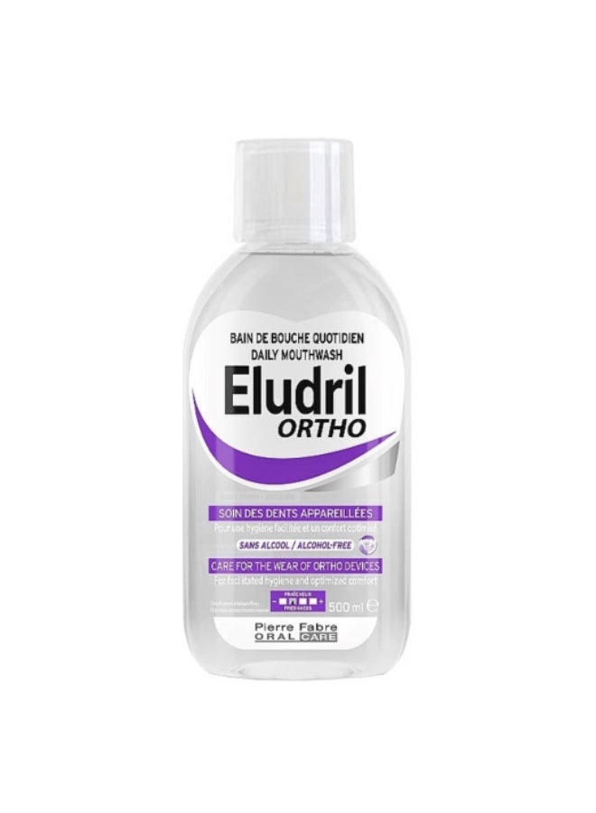 Eludril Ortho Daily Mouthwash 500ml - Image 1