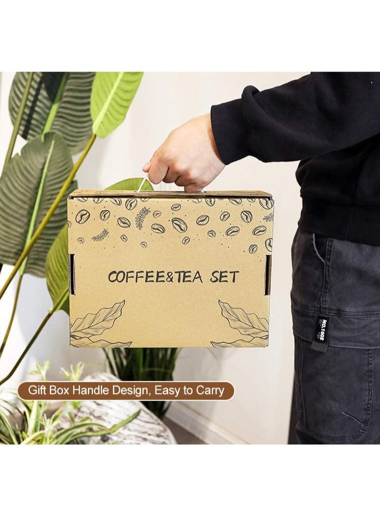 Hihonor 4 Pcs Stainless Steel French Press Coffee Maker Gift Set Travel Size Camping Coffee Set Coffee Lover Gift Set - Image 5