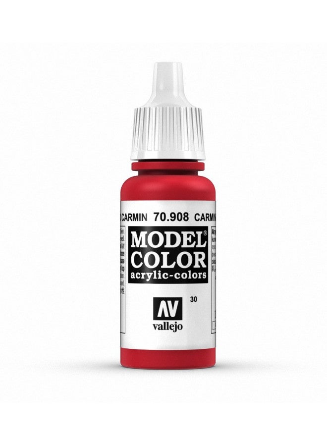 Vallejo Carmine Red Paint, 17ml