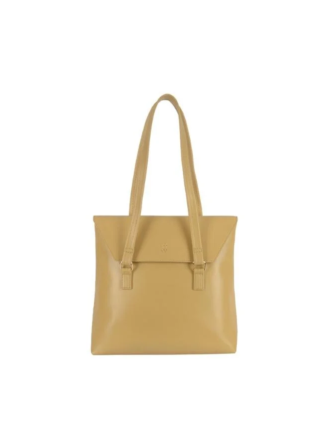 باجيت حقيبة يد نسائية صفراء متوسطة الحجم | حقيبة يد أنيقة وعملية للسيدات