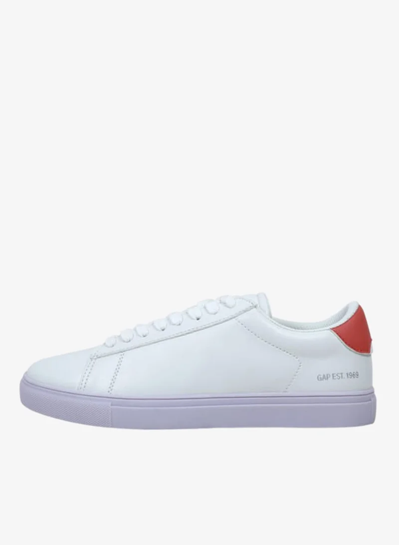GAP Women's Panelled Sneakers with Lace-Up Closure - MEMPHIS