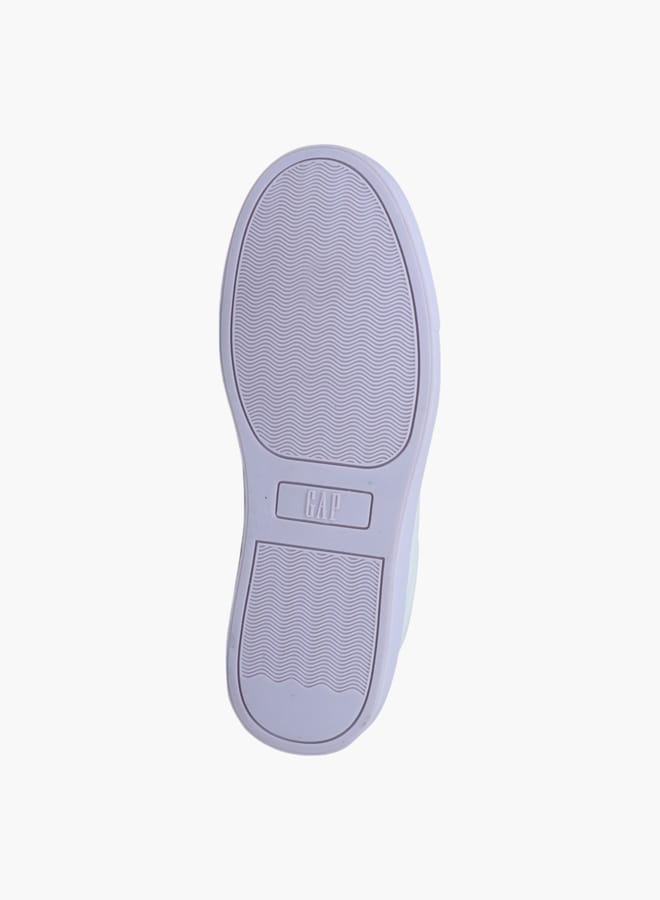 Women's Panelled Sneakers with Lace-Up Closure - MEMPHIS