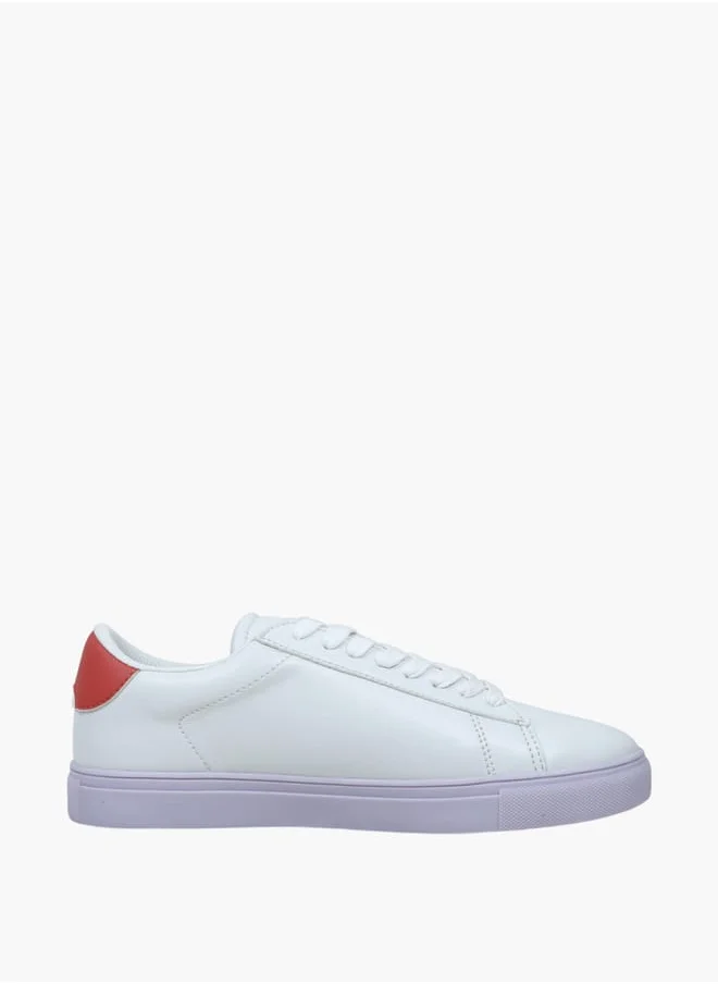 GAP Women's Panelled Sneakers with Lace-Up Closure - MEMPHIS