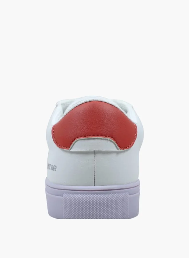 GAP Women's Panelled Sneakers with Lace-Up Closure - MEMPHIS