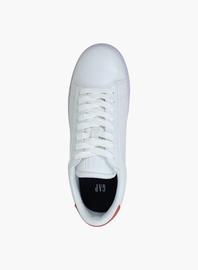 Women's Panelled Sneakers with Lace-Up Closure - MEMPHIS