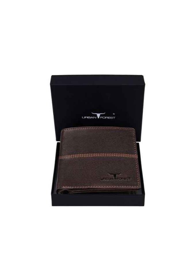 URBAN FOREST Jude Brown Leather Wallet for Men - Image 1