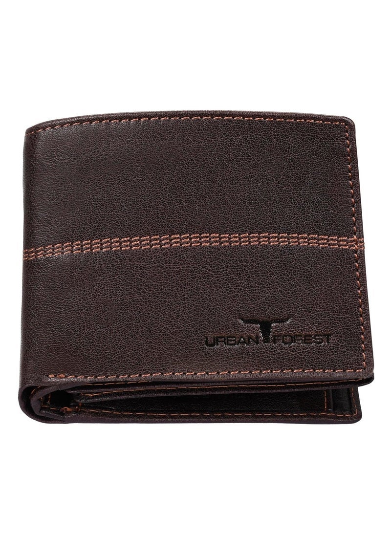 URBAN FOREST Jude Brown Leather Wallet for Men - Image 2
