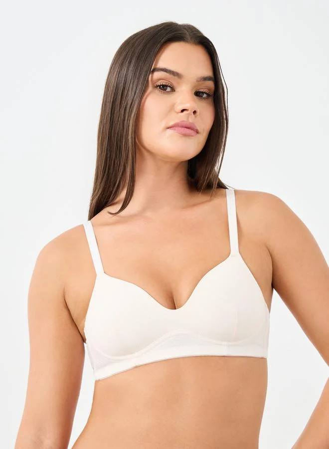 Styli Styli Pack of 3 - Padded Non Wired Comfort T-Shirt Bra