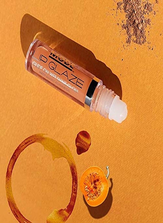 MODE Cosmetics MODE Lip Glaze Flavored Lip Gloss Yummy PUMPKIN SPICE LATTE Flavor Roll On Sweet Wet Nourising Shine, Hydrating Moisturizing Natural Skincare Fruit Oils - Image 2