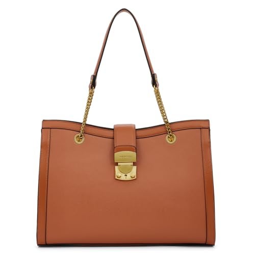 Miraggio Selena Tote Bag For Women (Brown) - Image 1