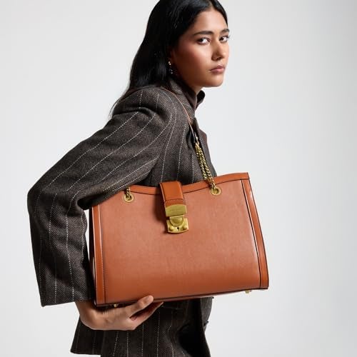 Miraggio Selena Tote Bag For Women (Brown) - Image 2