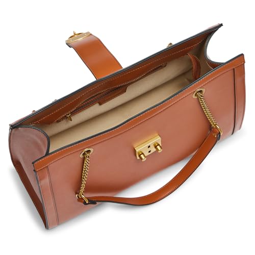 Miraggio Selena Tote Bag For Women (Brown) - Image 4