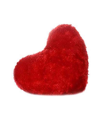 SK Craft SK Craft Valentine Special Gifts Love Heart Shape Soft Cushion Pillow in Red Color Gifts for BoyfriendGirlfriendCoupleHusbandLove One25x20x8 cm Pack of 1  - Image 3