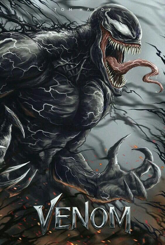 MOMENT PRINTS Venom Marvel Superheroes Big Poster - 13x19 Inch, 300 GSM Premium-Quality Print Posters For Fans - Image 1