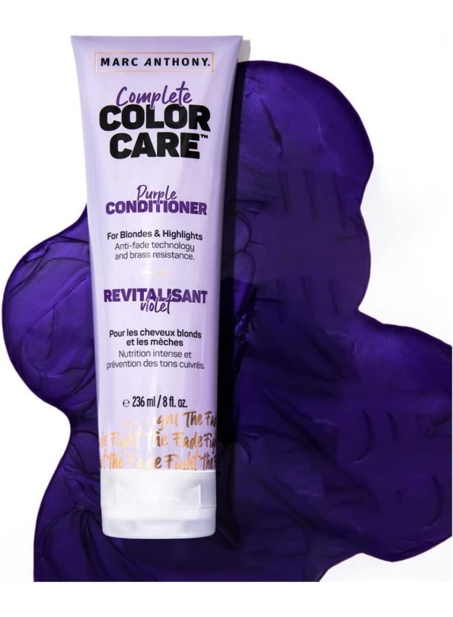 مارك أنتوني بلسم كامل كولور كير بنفسجي | يحافظ على اللون لجميع الشقراوات | مقاومة النحاس | تقنية الحماية المضادة للبهتان | 236 مل - Image 4