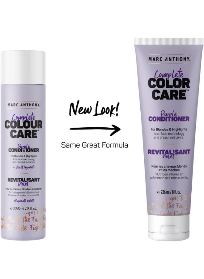 مارك أنتوني بلسم كامل كولور كير بنفسجي | يحافظ على اللون لجميع الشقراوات | مقاومة النحاس | تقنية الحماية المضادة للبهتان | 236 مل - Image 3