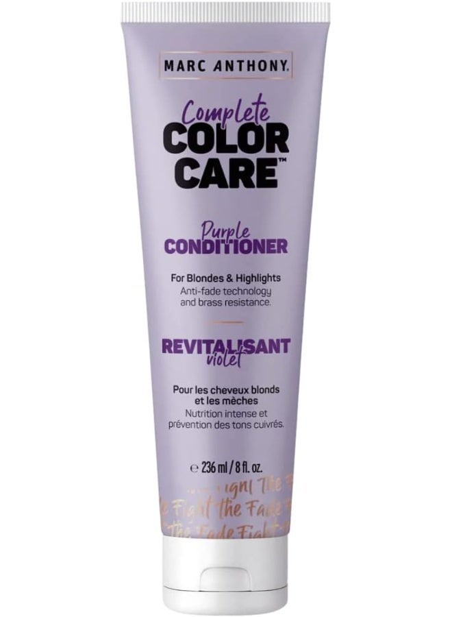 مارك أنتوني بلسم كامل كولور كير بنفسجي | يحافظ على اللون لجميع الشقراوات | مقاومة النحاس | تقنية الحماية المضادة للبهتان | 236 مل - Image 1
