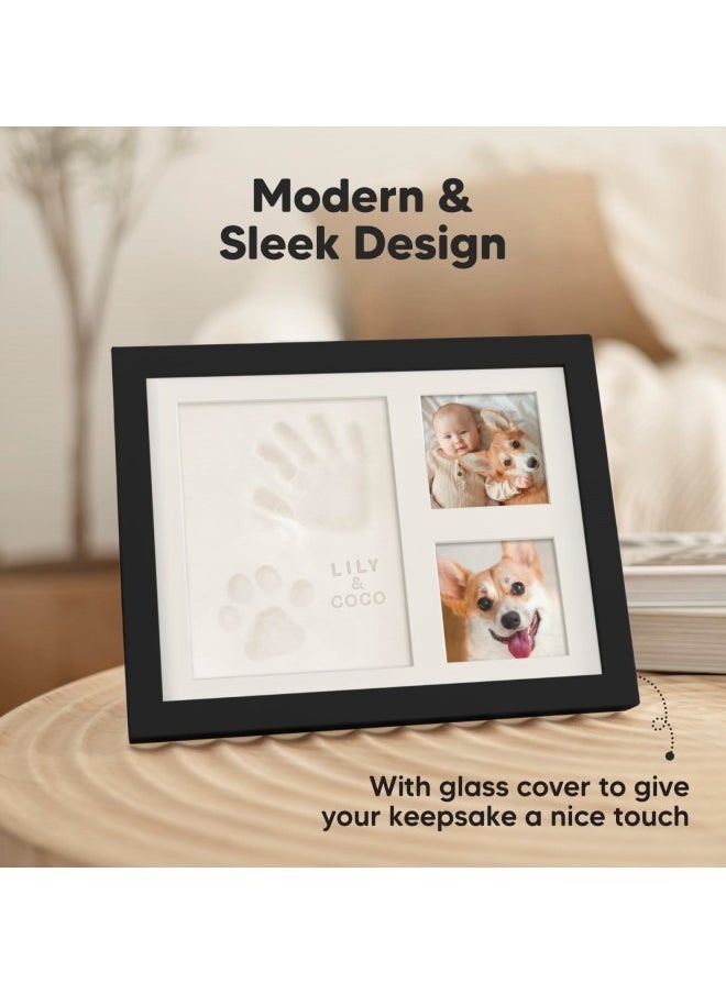 GGEROU Baby Hand and Footprint Kit Baby Shower Gifts Nursey Room Decoration DIY Baby Keepsake Memorial Picture Frame Registry for Newborn Boys Girls Dog Cat Pawprint Kit  - Image 3