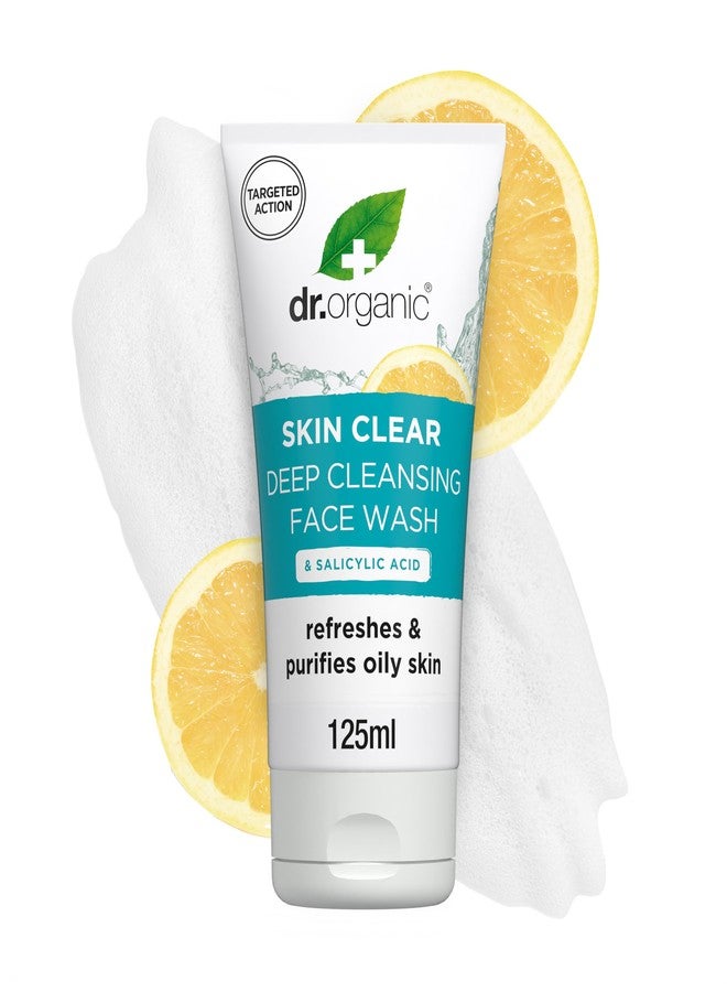 dr.organic Dr Organic SkinClear Deep Pore Cleansing Face Wash 125ml - Image 1