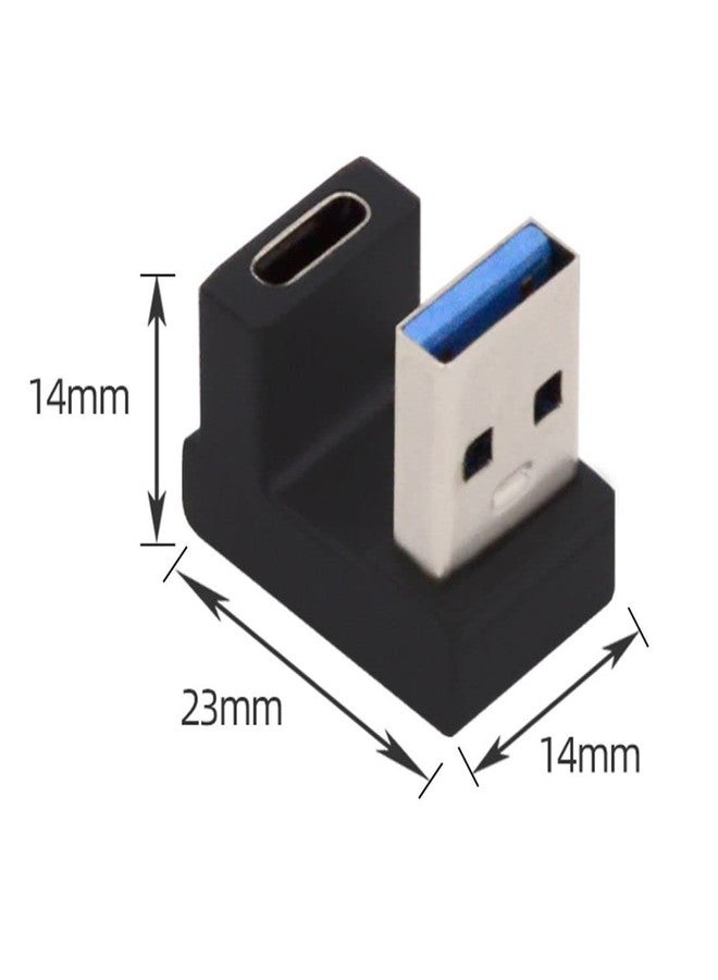 Chenyang USB C to USB Adapter,USB 3.1 Type C Female to USB 3.0 Type A Male Data OTG Power Adapter for Laptop Desktop U Shape Angled - Image 5