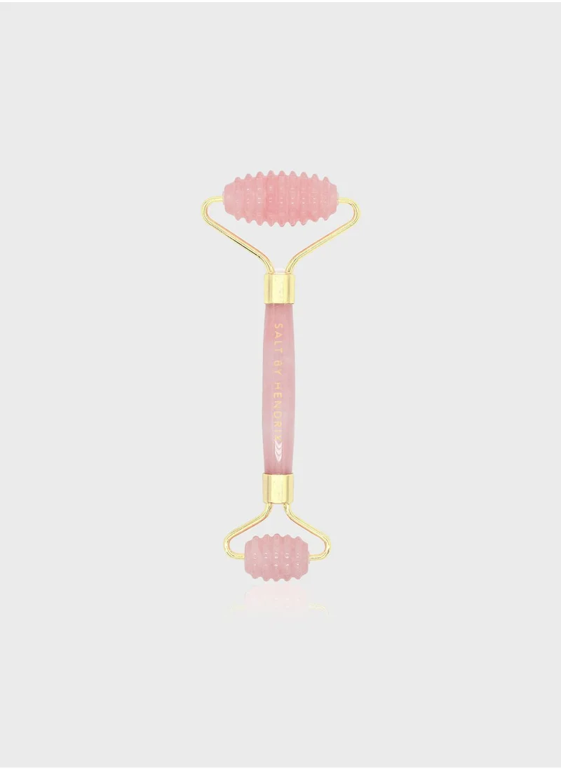 SALT BY HENDRIX Face Roller - Textured Rose Quartz