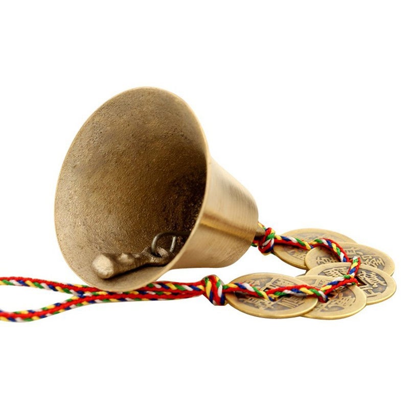 FengShuiGe Chinese Feng Shui Bell for Wealth and Safe, Peace and Success,Feng Shui Element, Door Chime or Decor - Image 3
