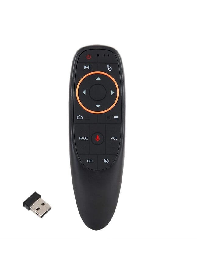 MOXOM - Voice Remote Air Mouse Remote 2.4G Rf Wireless Remote Control With 6 Axis Gyroscope And Ir Learning Air Fly Mouse With Voice Input For Android Tv Box Pc Smart Tv Htpc Projector - Image 1