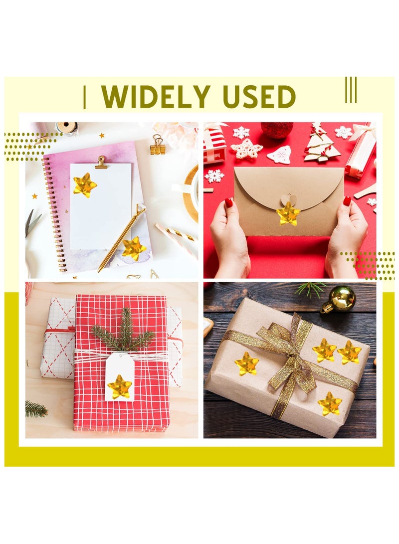 phomemo Reward Stickers for Kids, 500 PCS Foil Star Metallic Stickers Roll, 3.8cm Large Holographic Gold Star Stickers for Kids Reward, Classroom, Training Stickers - Image 5