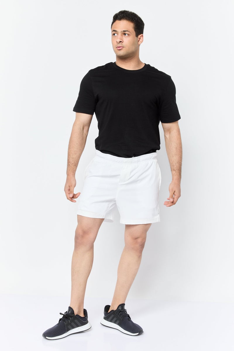 Mister Men 5 Inseam Sportswear Fit Training Shorts, White - Image 2