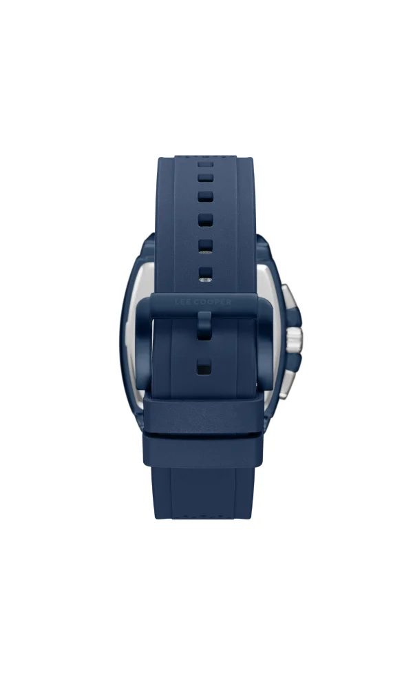 Lee Cooper Men's Multi Function Display Watch With Dark Blue Silicone Strap - LC08081.999
