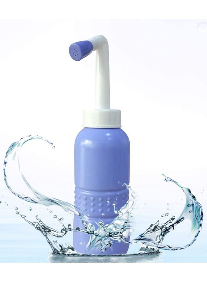 Portable Bidet Sprayer And Travel Bidet With Hand Held Bidet Bottle For Personal Cleansing 450ml Blue - Image 3