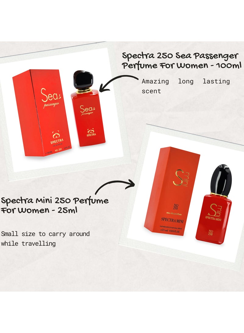 Spectra 250 Sea Passenger EDP For Women – 100ml - Image 4
