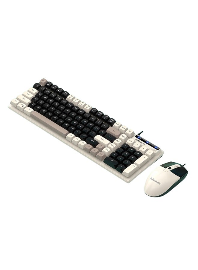 EBMINI New Wired Keyboard And Mouse Office Esports Set