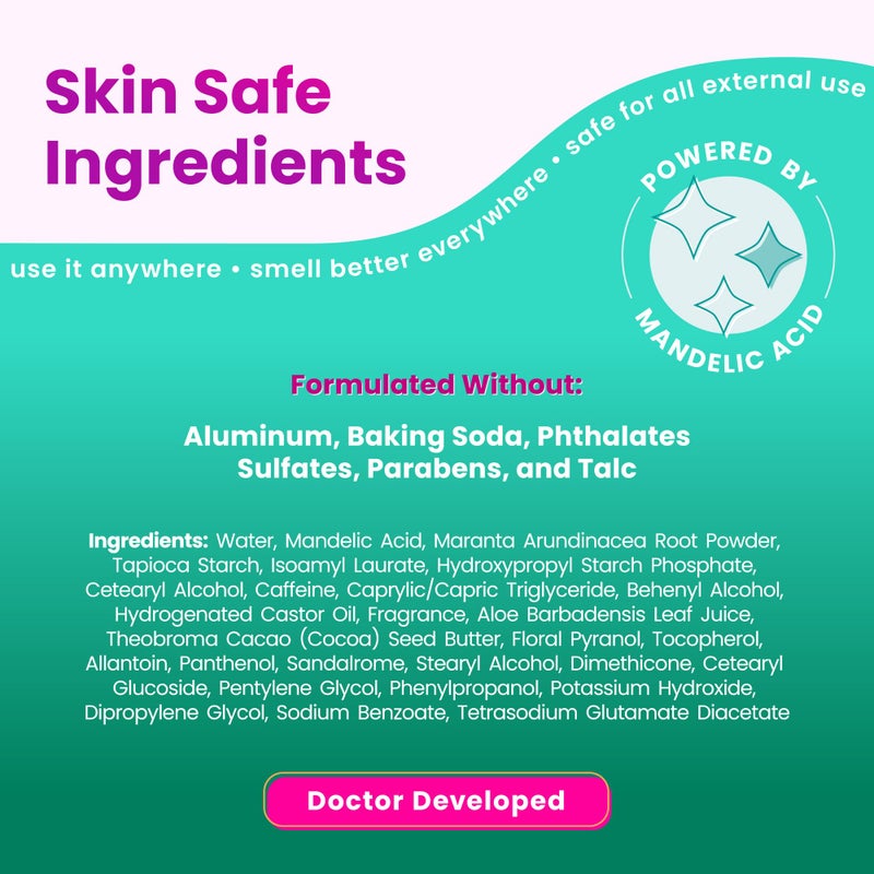 Lume Whole Body Deodorant - Invisible Cream Stick - 72 Hour Odor Control - Aluminum Free, Baking Soda Free, Skin Safe - 2.2 Ounce (Minted Cucumber) - Image 3