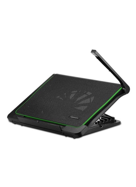 Series Laptop Cooling Pad with LED Table Lamp – Adjustable Stand with Quiet Fans, Ergonomic Design & RGB Lighting for Enhanced Airflow & Comfort