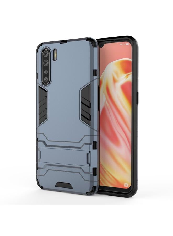 S-TOP Case For OPPO A91 PC + TPU Shockproof Protective Case with Holder - Image 1