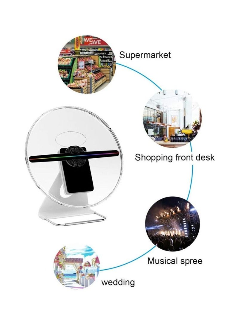 Crony - AD30 3D Hologram Fan 30cm Advertising Display 3D Holographic Led Fan Hologram Advertising Fan for Ad Display - Image 1