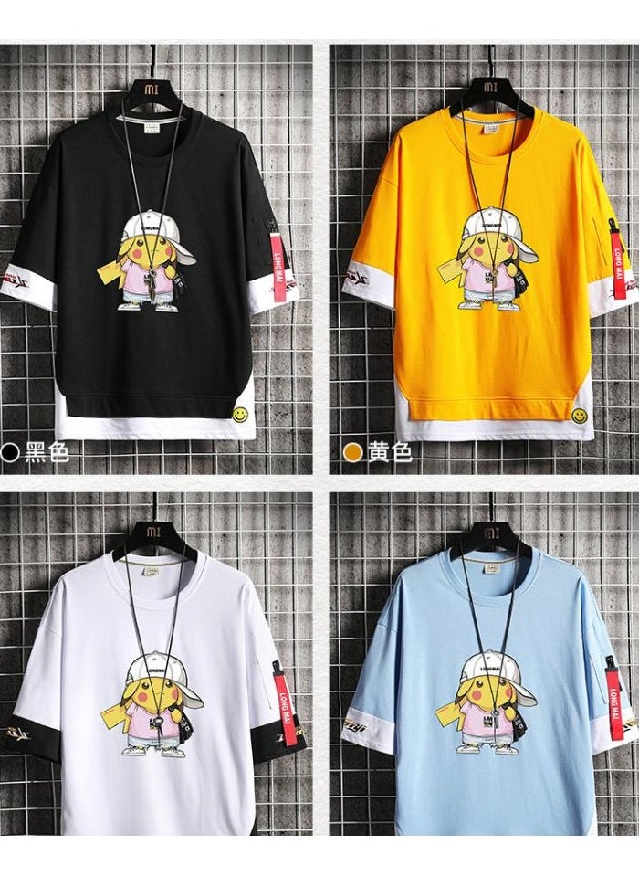 KUYING - New Fashion Versatile Short Sleeve Set - Image 1