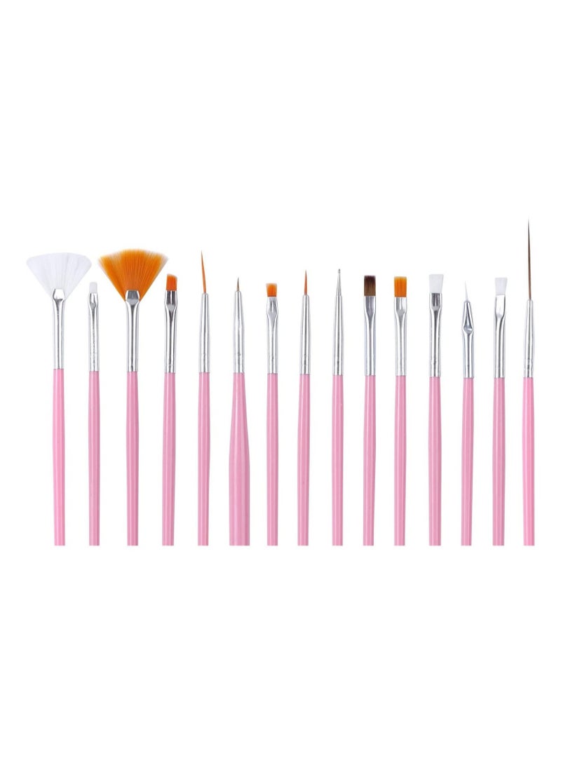 ORiTi مجموعة فرش الأظافر 20 قطعة - طقم رسم فن الأظافر - Image 2