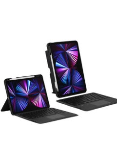 Aookay Keyboard Case for iPad 10.2 iPad 9th/8th/7th Generation Case with Keyboard iPad Air 3rd Generation Case iPad Pro 10.5 Inch Detachable Touch Keyboard with Pencil Holder  - Image 1