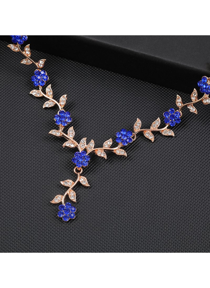 Sharpdo 2-Piece Elegant Retro Necklace and Earrings Set - Image 5